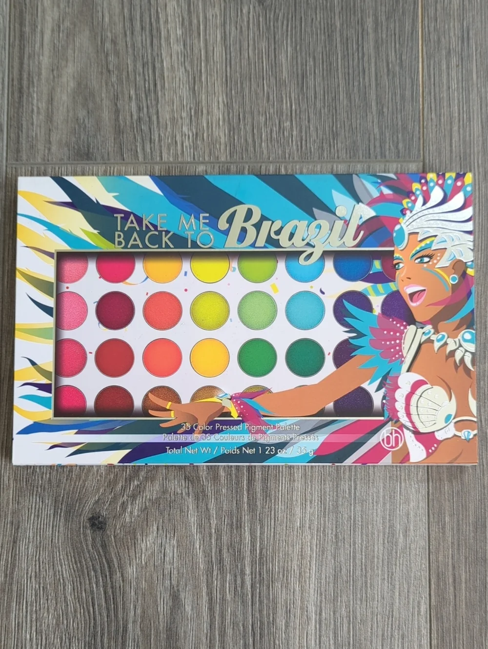 Take Me Back To Brazil 35 Color Pressed Pigment Eye Shadow Palette
